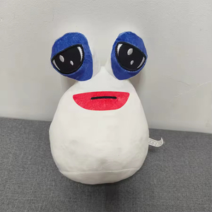 Vente en gros <span class=keywords><strong>Pou</strong></span> mignon visage triste peluche extraterrestre jouet 4 couleurs drôle peluche poupée super douce peluche PP coton remplissage couette fonction - Product Image 5
