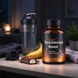 Capsules de soutien naturel pour hommes : Énergie, endurance, bien-être hormonal, supplément nutritionnel et à base de plantes pour la santé - Product Image 3