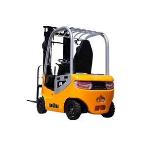 Hot Sale 1200kg 1.5 ton 2 ton 3 stage mast 4m height Optional Lead acid battery maintenance free Electric Forklift