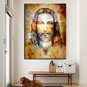 Jesus Portrait <span class=keywords><strong>Christliche</strong></span> Religion Wand kunst Bilder und <span class=keywords><strong>Poster</strong></span> Druck auf Leinwand Ölgemälde für Wohnkultur Cuadros Room - Product Image 4