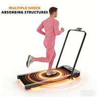 Tapis de marche pliable pour la maison, machine de fitness domestique, emballage carton de sécurité, 22/23kg N.W. G.W.