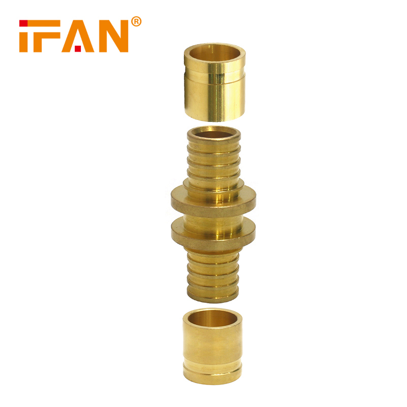 IFAN haute qualité pression Raccords PEX Coulissant En Laiton Raccord De Tuyauterie En Bronze