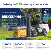 AOLITE ALT CE Chine EFL12 Apiculture Batterie électrique 1200kg Petit chariot élévateur Chargeur sur roues avec fourche à palettes Intérieur à vendre