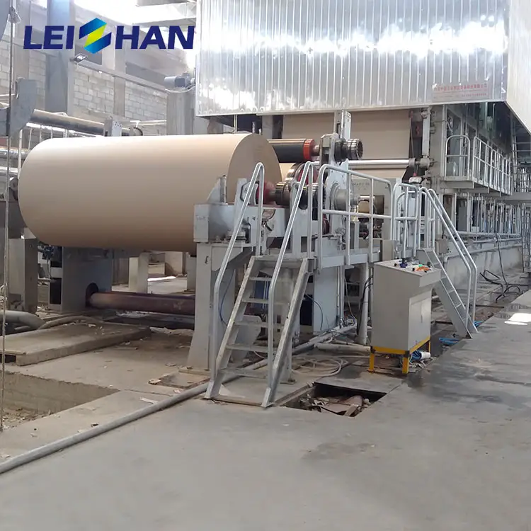 Leizhan – machine de fabrication de carton gris entièrement automatique, ligne de production de papier kraft recyclé