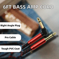 Nouveau câble de guitare 2026 pour instrument électrique, prise jack 6,35 mm, conception durable, utilisation sur scène et en studio à domicile, cordon blindé à faible bruit