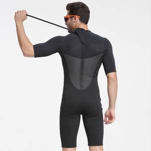 Combinaisons de plongée courtes à manches courtes de 2 mm pour hommes, surf, natation, apnée, maintien au chaud, protection contre les méduses - Product Image 5