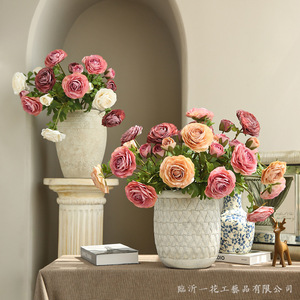 ดอกไม้ประดิษฐ์ ยี่ห้อ Yihua รุ่น Simulated Lotus Flower Silk ดอกไม้ไหมประดิษฐ์ ตกแต่งบ้านสไตล์โมเดิร์นเรียบง่าย สีสันฤดูใบไม้ร่วง รุ่น LL046 - Product Image 1