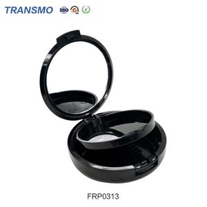 Round Plastic Makeup <b>Compact</b> Case Empty Refillable Air Cushion <b>Foundation</b> BB CC Cream Powder Packaging Cosmetics Tools - Product Image 1