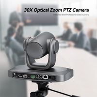 Caméra de Vidéo en Direct 4K pour Diffusion en Continu SDI/USB/NDI/HDMI, Caméra PTZ 30x pour Conférence Vidéo