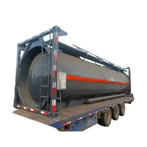 30FT ISO Standard Chemical Liquid Fuel Sulfuric Nitrous Acid Storage HCl Transportable Tank Container