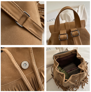 <span class=keywords><strong>Zaino</strong></span> <span class=keywords><strong>donna</strong></span> moda nappa grande capacità secchio multifunzione <span class=keywords><strong>zaino</strong></span> bambina - Product Image 6