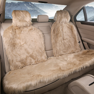 Accesorios de <span class=keywords><strong>Interior</strong></span> de coche, funda de asiento, fundas de asiento de coche universales de piel larga Artificial suave para <span class=keywords><strong>Lada</strong></span>/Volkswagen/Tesla - Product Image 6