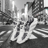 Nouvelles Chaussures de Sport Respirantes en Maille pour Hommes, Tendance Coréenne, Semelle Épaisse, à Lacets, Antidérapantes, Collection Été-Automne 2025