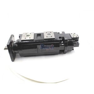Pompe à engrenages haute pression <span class=keywords><strong>Tamdem</strong></span> JHP2100-2080-1016 100/80/16cc, pompe hydraulique à trois étages - Product Image 1