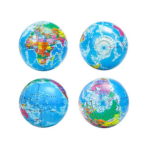 Pelota Antiestrés de Espuma de PU con Mapa <span class=keywords><strong>del</strong></span> <span class=keywords><strong>Mundo</strong></span>, Globo Terráqueo para Apretar, Juguete para Adultos y Niños - Product Image 2