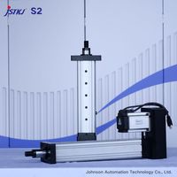 Cilindro Eléctrico Servo JST S2 XinJe, Capacidad de Carga de 128 kg, Velocidad Ajustable, Motor de 750 W y 3000 rpm, Carrera de 400 mm, Tornillo de 10 mm, IP65