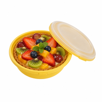 Conteneur alimentaire jetable TeGuan durable en PP de qualité alimentaire, inviolable, avec fermeture sécurisée, compatible micro-ondes, 10 oz, boîte de préparation de repas moderne multi-usage