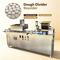 Machine à former des boulettes de pâte en acier inoxydable, machine à rouler la pâte, diviseuse et arrondisseuse de pâte pour l'industrie alimentaire