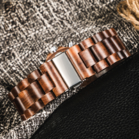 Jam Tangan Pria Kayu Kronograf Sport Bisnis Quartz Terbaru Laris Manis
