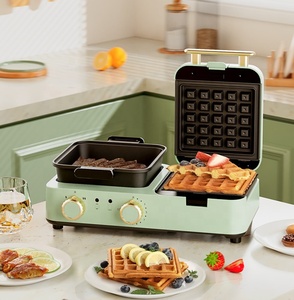 Máy Làm Bữa Sáng 3 Trong 1 Gia Dụng Máy Nấu Ăn Bằng Hơi Nước Máy Làm Bánh Sandwich Bằng Điện Chảo Rán - Product Image 2