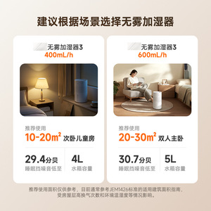 Xiaojia No-Mist <b>Humidifier</b> 400Ml H 4L Tank For 10-20M2 Rooms - Product Image 1