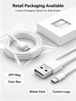Câble USB Type C OEM ODM d'usine, câble de charge rapide USB-C, câble de données pour téléphone portable, Type-C vers USB