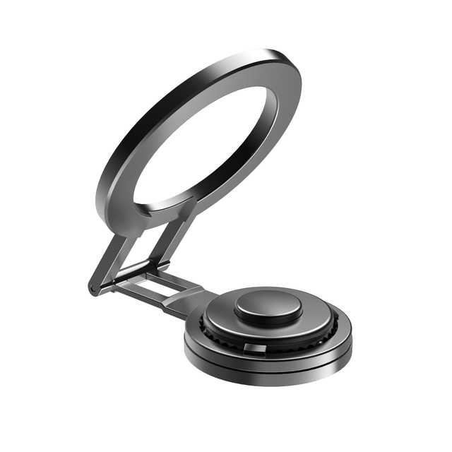 Foldable Magnetic Phone Ring Holder 360° Rotating Metal Ring Stand for iPhone Samsung Android Desk Grip