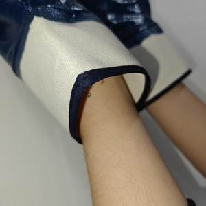 <span class=keywords><strong>2025</strong></span> nuevos guantes de seguridad de nitrilo azul de Venta caliente con guantes de trabajo de Jersey de algodón - Product Image 3