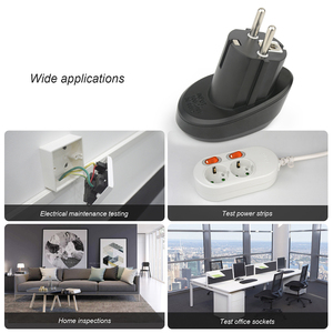 Ổ Cắm Đo Điện Áp Chuyên Nghiệp RCD 90 Đến 250V Bộ Kiểm Tra Điện Áp Ổ Cắm Thử Nghiệm Với Màn Hình LCD - Product Image 6