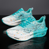 Chaussures de course de luxe pour hommes, grandes tailles, avec plaque en carbone, lumineuses, respirantes et légères, pour l'entraînement et la compétition