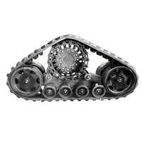 Kit de conversion de chenilles en caoutchouc de marque Juexin à prix compétitif pour tracteurs, moissonneuses-batteuses