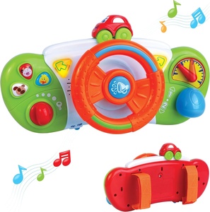 Il mio primo giocattolo per passeggino, volante per bambini, seggiolino auto, giocattolo educativo per imparare a guidare - Product Image 1