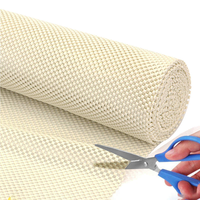 Tapis antidérapant en mousse PVC, carré, couleur unie, pour étagères de supermarché, produits frais, tapis de table, tapis de coffre, multi-usages