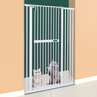 Porte pour animaux de compagnie à fermeture automatique extra haute pression pour chat ou chien sans perçage requis-pour les escaliers de porte ou de couloir