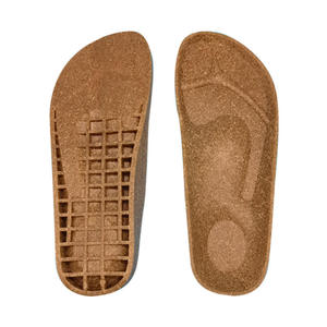 Factory Customized Durable PVC Mid Sole with <b>Soft</b> Arch Support Sweat Absorb PVA Outsole and Leather Cork for Sandals - Product Image 2