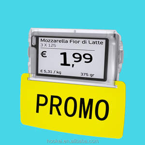 Étagère de supermarché personnalisée Boosters Wobblers Danglers Porte-étiquette Étagère Talker Affichage des prix avec étiquette de prix électronique - Product Image 1