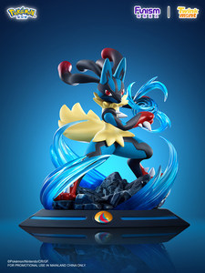 Funism Playism Japon PVC pour Lucario Super Evolution Ornements <span class=keywords><strong>Pikachu</strong></span> Jouets d'ambiance - Product Image 2