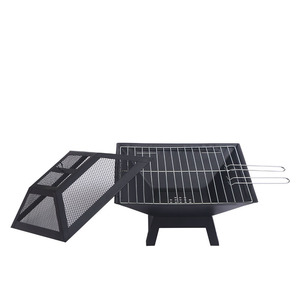 Cheminée portative de gril de BBQ de bois de chauffage de charbon de bois <span class=keywords><strong>pour</strong></span> le camping extérieur de patio de jardin - Product Image 2