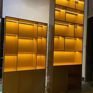 ארון תצוגה נירוסטה מודרני עבור סלון רהיטים באיכות גבוהה מהמפעל הסיני - Product Image 5