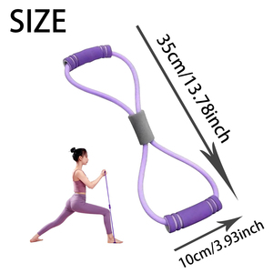 <span class=keywords><strong>Bande</strong></span> de résistance en forme de 8, best-seller, durable, pour le Pilates à domicile, le yoga, le <span class=keywords><strong>renforcement</strong></span> <span class=keywords><strong>musculaire</strong></span> et le modelage - Product Image 4