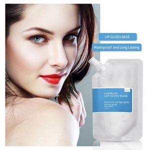 Wholesale Bulk Vegan Moist Glitter Lip Gloss Base Gel Pigment Cosmetic Nude Makeup Matte Diy Clear Lipgloss Base 100Ml