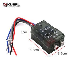 Kuerl ตัวแปลงสัญญาณเสียงสูงไปต่ำอะแดปเตอร์สัญญาณ RCA สำหรับการปรับเปลี่ยนเครื่องขยายเสียงซับวูฟเฟอร์รถยนต์ - Product Image 4