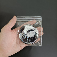 Sacs à fermeture éclair en PVC hautement transparents, épais et antioxydants, pour le rangement des boucles d'oreilles et des colliers, emballage refermable