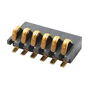 1,27 мм Шаг <span class=keywords><strong>2</strong></span> <span class=keywords><strong>3</strong></span> 4 5 6 Pin BC-21 SMT пружинный разъем батареи BC-21 серии LCP пластик Прочный для длительного использования - Product Image 1