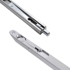 <span class=keywords><strong>Loquet</strong></span> de porte dissimulé antivol robuste 6, 8, 10, 12 pouces en acier inoxydable, pêne dormant vertical encastré pour porte d'entrée - Product Image 3