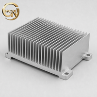 Dissipateur thermique en aluminium sur mesure, anodisé, à ailettes, pour le refroidissement des modules de puissance IGBT