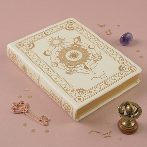 Cuaderno de Lujo LABON, Cosmico Cartographer, Diario Celestial A5, Tapa Dura, Bordes Dorados, con Dijes de Constelaciones, Regalo - Product Image 6