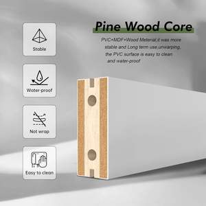 Porta Scorrevole GUJIE in Polimero ad Alta Sicurezza, 5 Pannelli Opachi, Bianca, per Interni e Soggiorno - Product Image 3