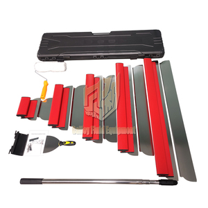 Outils de peinture ensemble de grattoir de couteau à mastic rouge ensemble de lames d'écrémage de cloisons sèches - Product Image 5