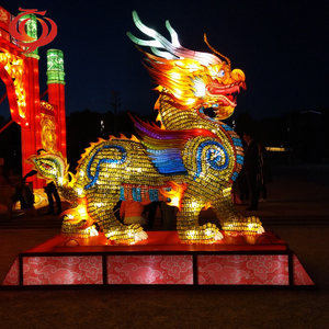 Linterna de vacaciones china de fábrica personalizable Luz de seda china impermeable al aire libre Festival linterna Decoración - Product Image 1